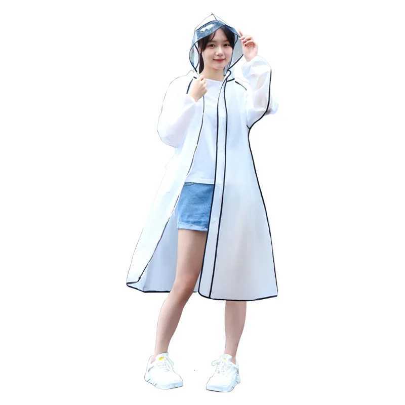 Long Outdoor One-piece Raincoat with Thickened Edges for Adults Outdoor Unisex Eva Raincoat Y250814