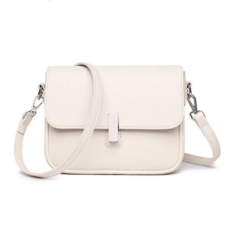 2025 Genuine Leather Women Crossbody Bags Design Small Square Soft Cowhide Women's Commuter Shoulder Bag Ladies Gift