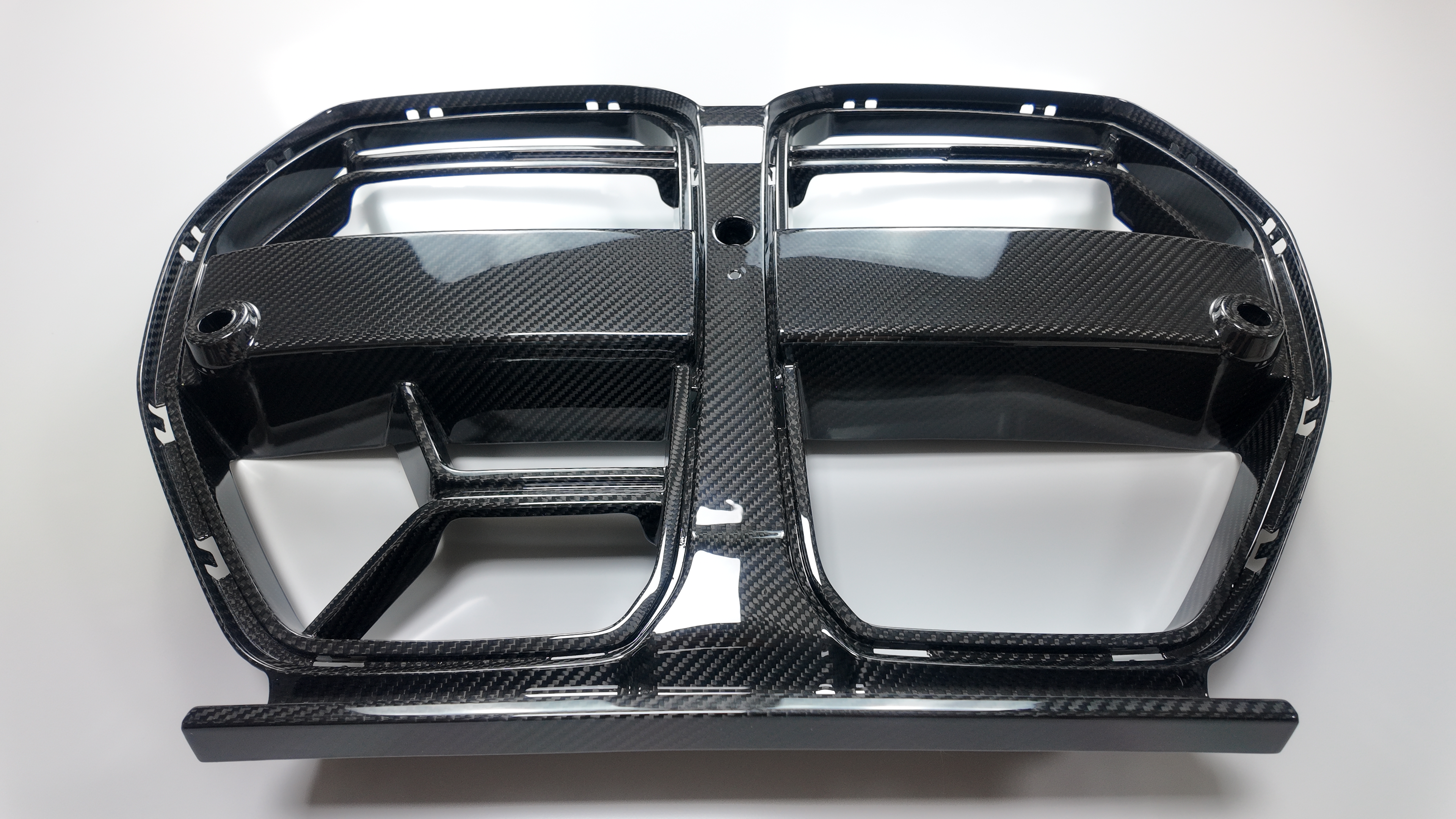 Dry Carbon Fiber Grille For BMW M3 G80 M4 G82 Front Bumper Grill Auto Racing Grid With acc Dry Carbon 2021-2023 CSL
