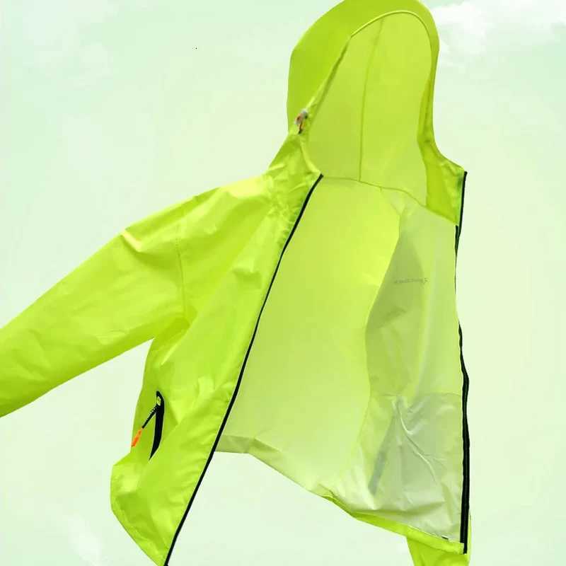 Summer Thin Split Raincoat Motorcycle Women Man Waterproof Rain Coat Pant Suit Cycling Travel Hiking Poncho Hooded Raincoats Y250814