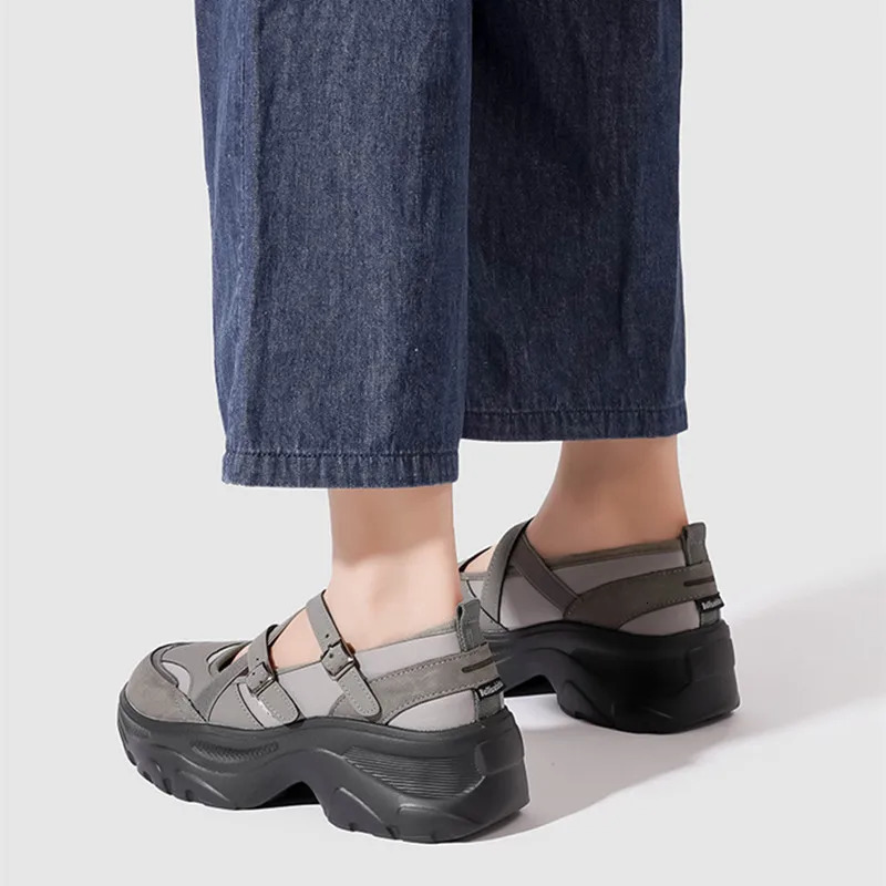 Ballet Style Fashion Spring Autumn Mary Janes Women Flats Comfortable Soft Platform Sports Loafers Casual Chunky Sneakers Shoes 250809