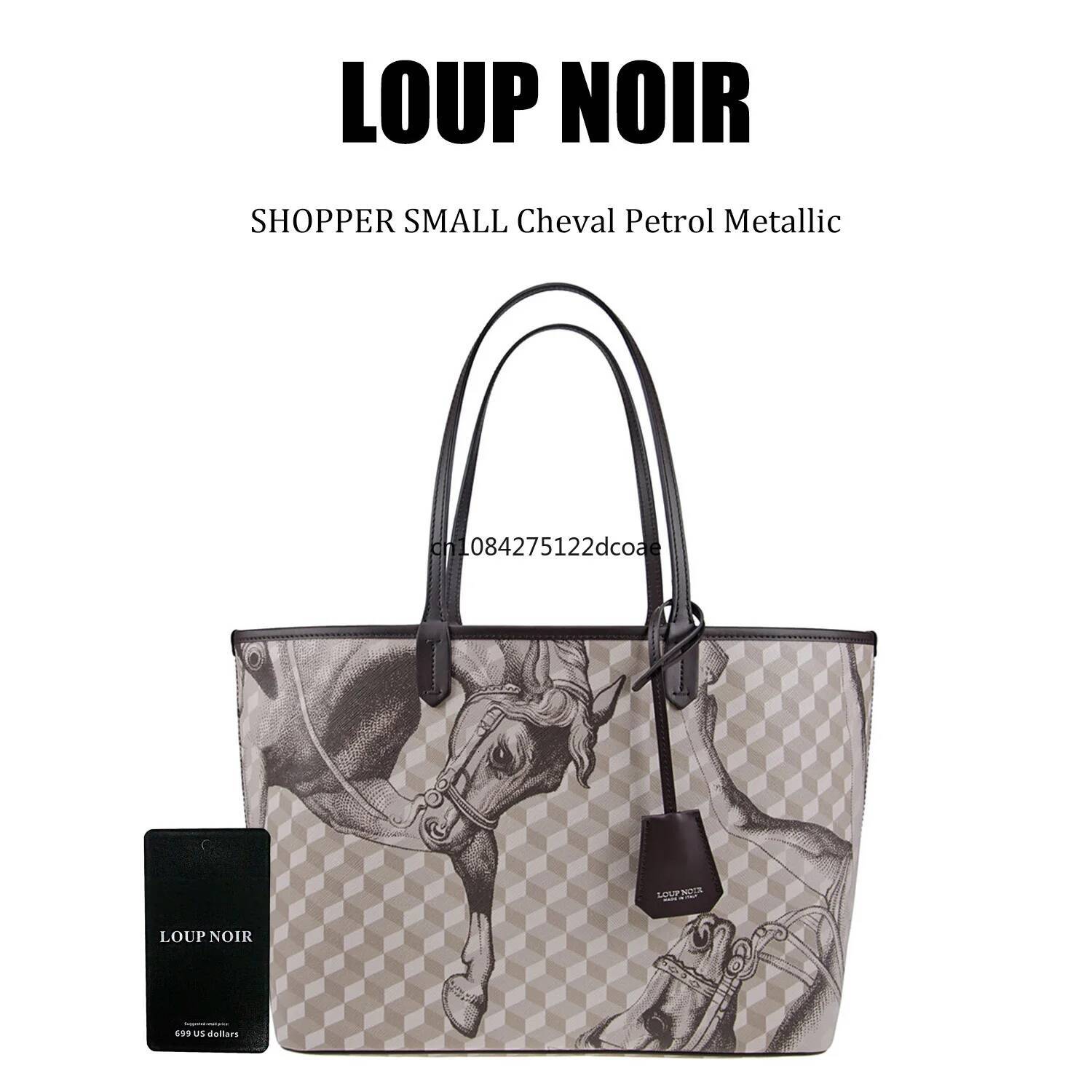 LOUP NOIR Tote For Shoulder Women Bags High Quality Famous Brands Casual Totes Large Capacity Noir Bag