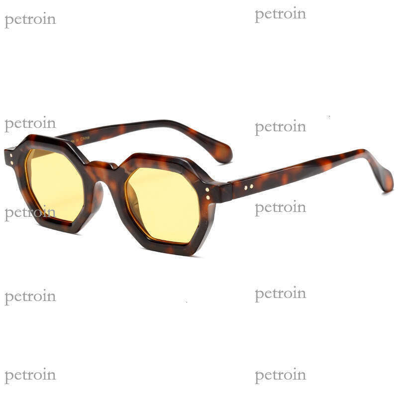 Polygonal Rice Stud New Trend UV400 Anti-UV Sunglasses
