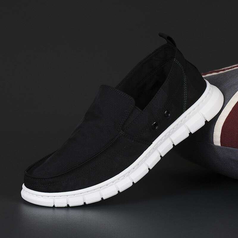 2025 Spring Men's Canvas New Casual Flat Low Top Board Shoes Korean Edition Autumn Breathable Men