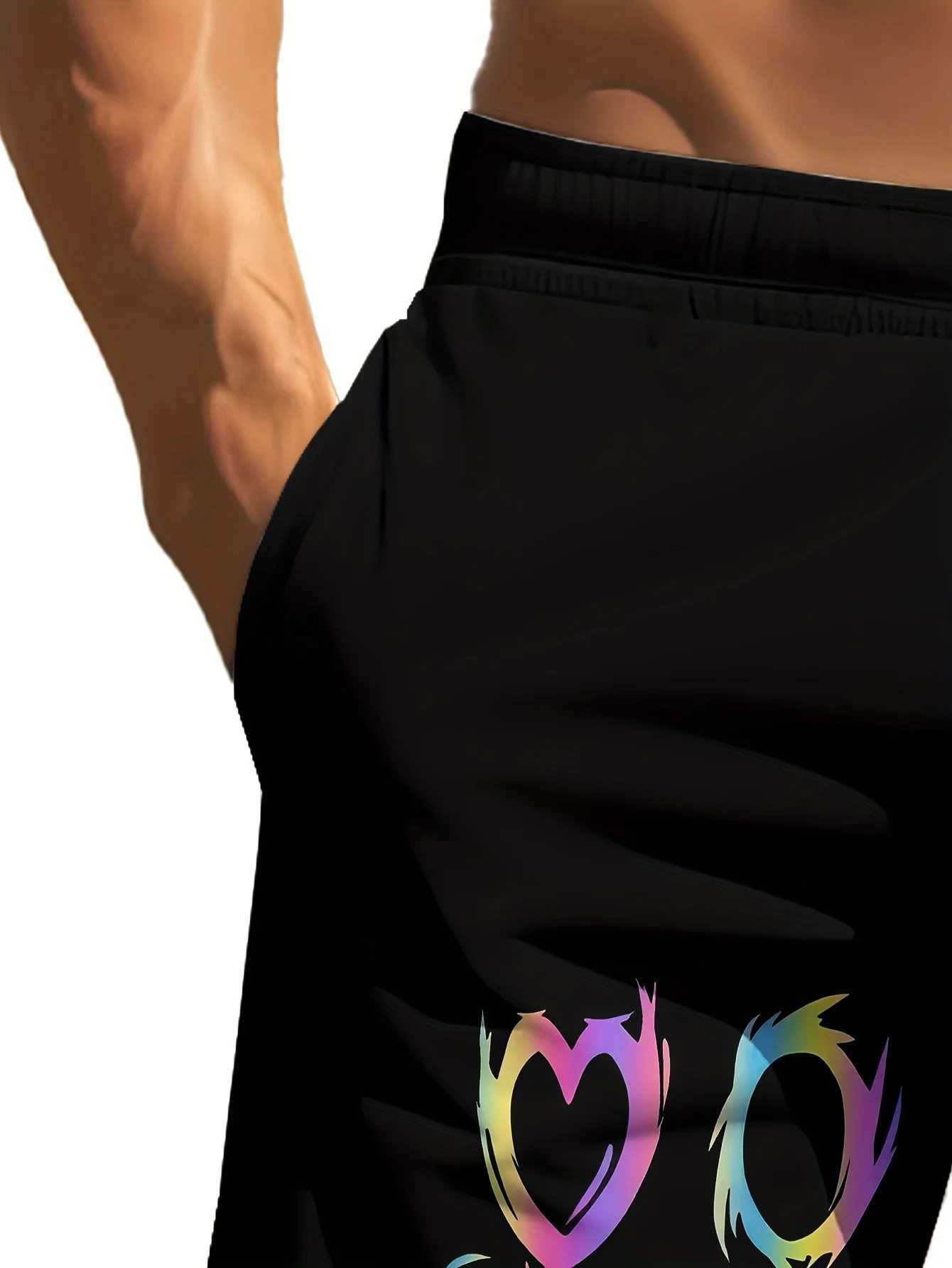 Summer 2025 bEST-selling mens shorts Casual and fashionable face printed outdoor street shorts Y250814
