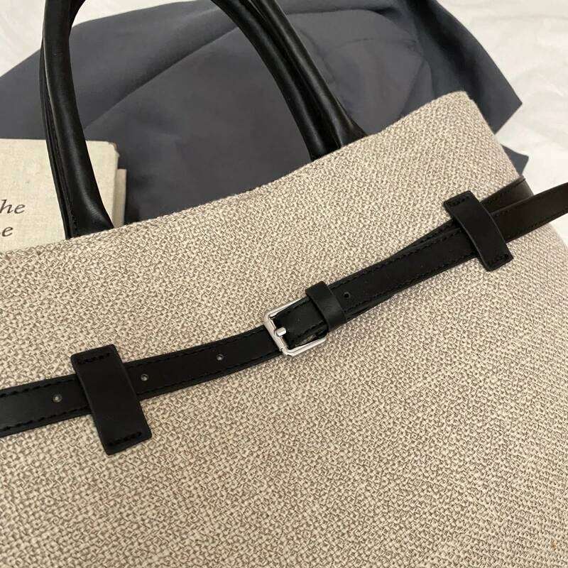 Quality Big Top-Handle Bags For Women 2025 Latest Designer Handbag Fabric Large Capacity Shoulder Shopper Tote Bag Female 250815