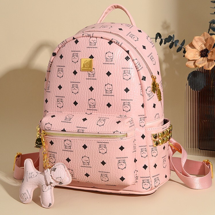 2025 Autumn New Neutral Style Backpack Cute Cartoon Bear Commuter Backpack New Fashion Backpack Large Capacity Autumn New Designer Bag