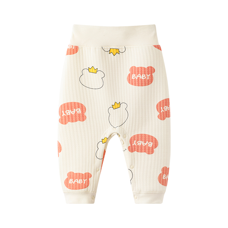 babys insulated soft fleece sweatpants for cold weather protection