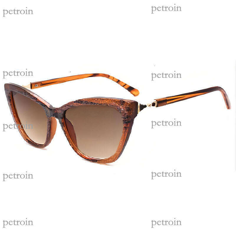 New TR Frame Metal Decorative Fashion Women's Trendy Personality High-end Sunshade Sunglasses