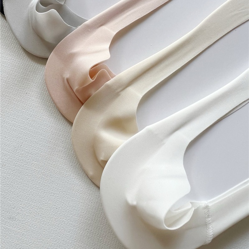 C Brand Ice Silk Boat Socks for Women, Shallow Invisible Socks, Summer Style, Cool and Breathable