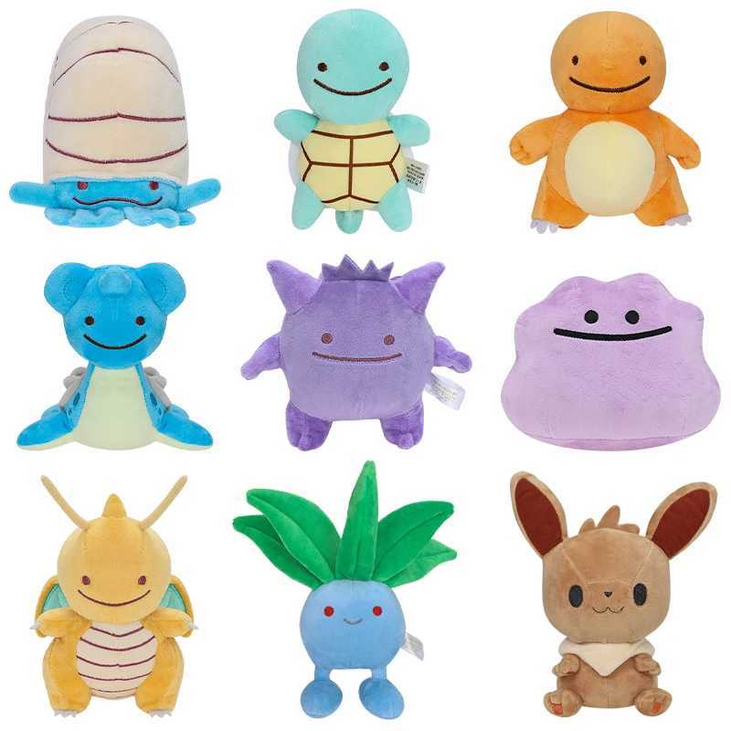 Plush Toy Oddish Charmander Eevee Ditto Lapras Dragonite Magnemite Omanyte Cute Stuffed Doll Birthday Christmas Gift L250814
