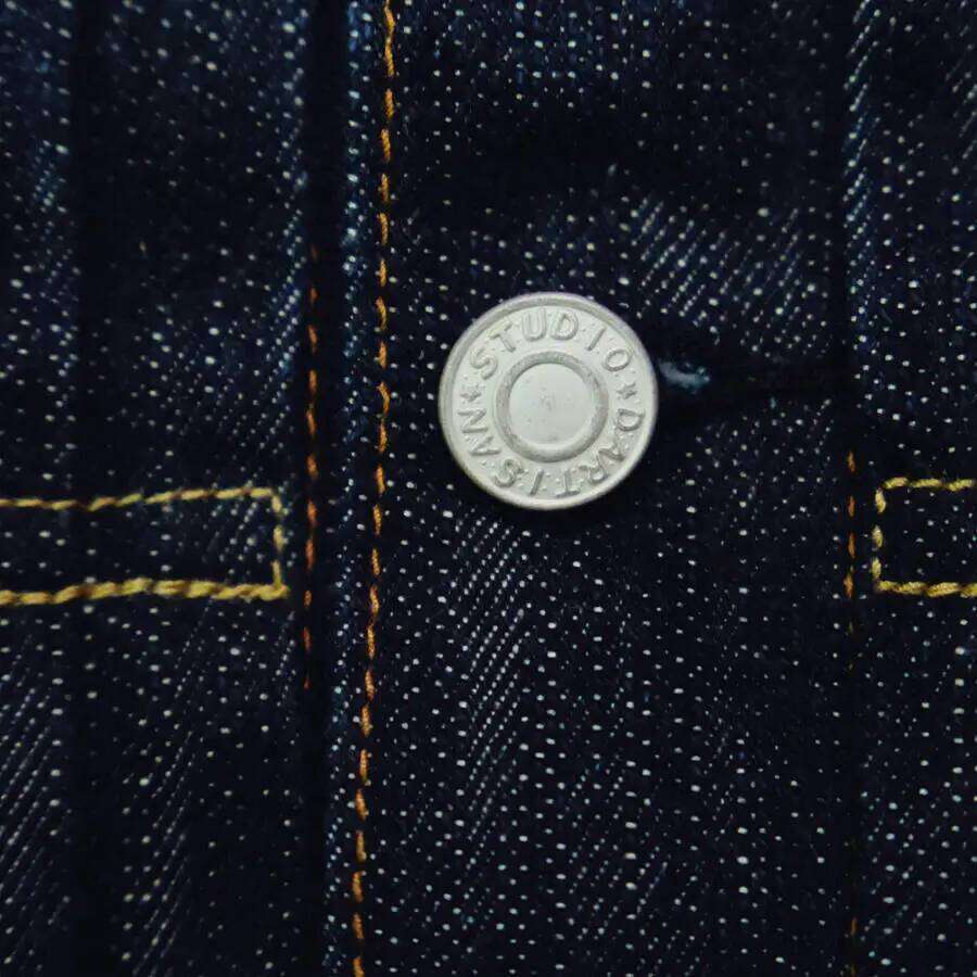 Designer Clothing 2025 STUDIO D'artisan Apo Blue Denim Jacket 15Oz Heavy