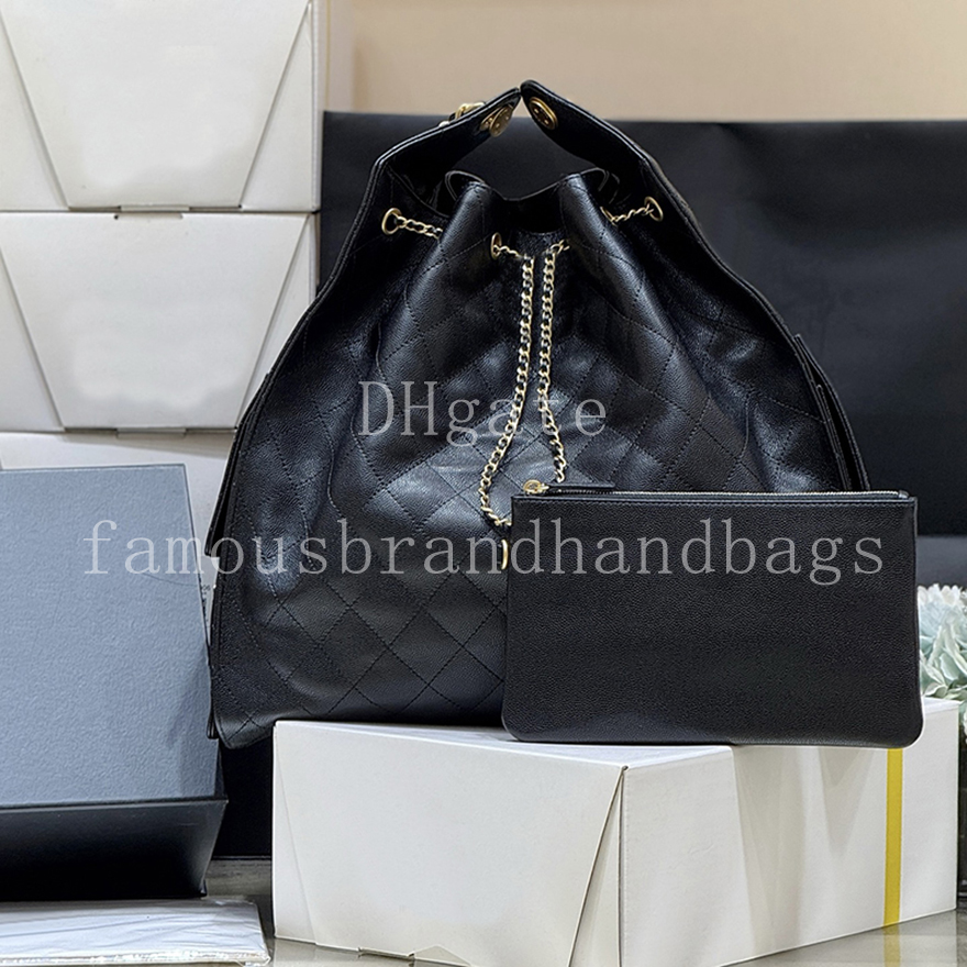 25 Large Handbag 42CM Calfskin Leather Hobo Bag Mirror Quality Chain Bag Luxury Shoulder Handbag With Box C411