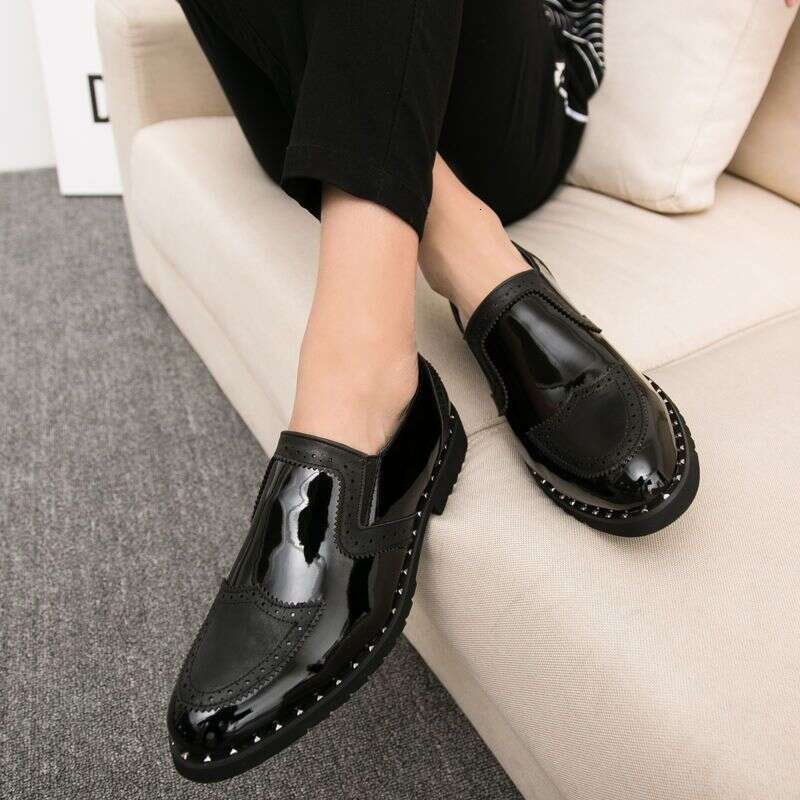 Men's Loafers Breathable Casual Leather Moccasins Business Slip On Shoes