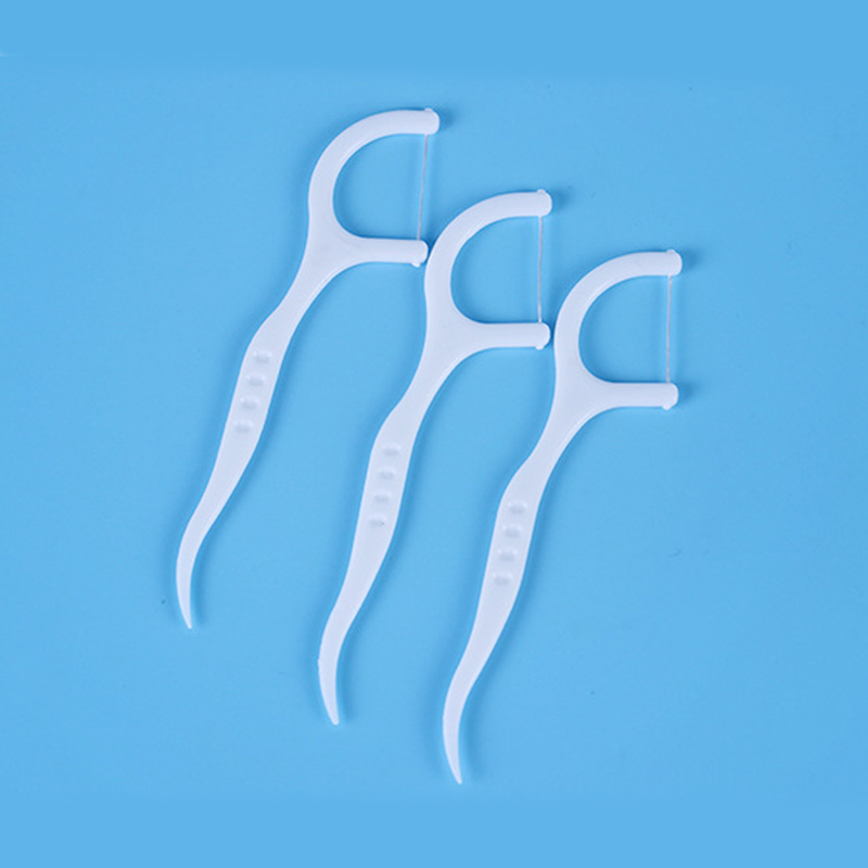 30-piece bag of dental floss that does not damage gums, ultra-fine floss sticks, recommended for restaurants and portable dental clinics.