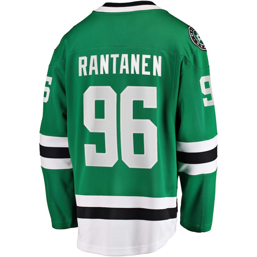 Hockey Jerseys Rantanen 96 Oettinger 29 Robertson 21 Johnson 53 Jersey Star Green Color Size S-XXXL Stitched Men's Jersey Fanatic