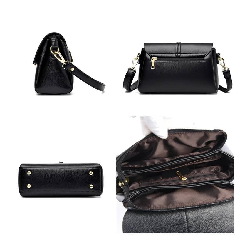 2024 Brand Crossbody Bags For Women Fashion Design Elegant Woman Shoulder Bag Female Handbag And Purses Solid Color
