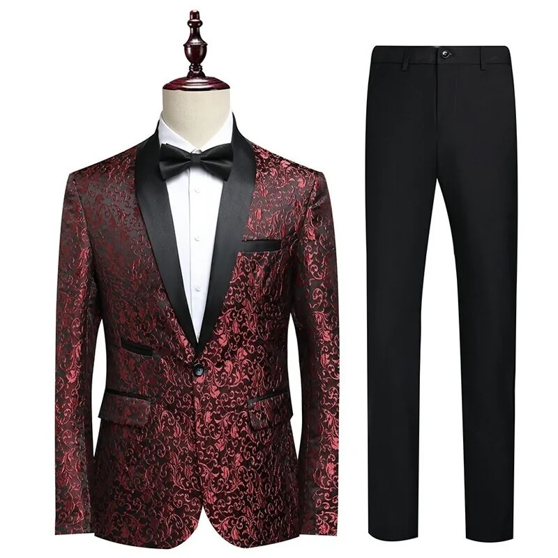 Suit Blazertrousers Men Fashionable Business British Style Solid-color Gentlemans Wedding Workwear Casual Performance Suit 250811