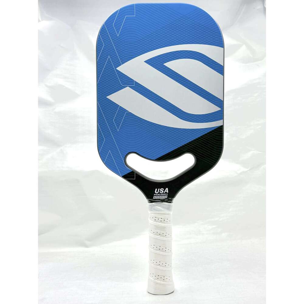 2025 High Quality Navy Blue Pickleball Paddle T700 Carbon Fiber PP Honeycomb Core Hot Pressing Molding Durable and Fashiona
