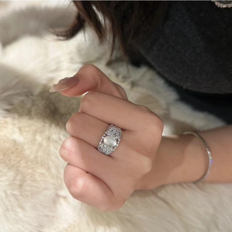 Traditional Design National Style 925 Silver Band for Her