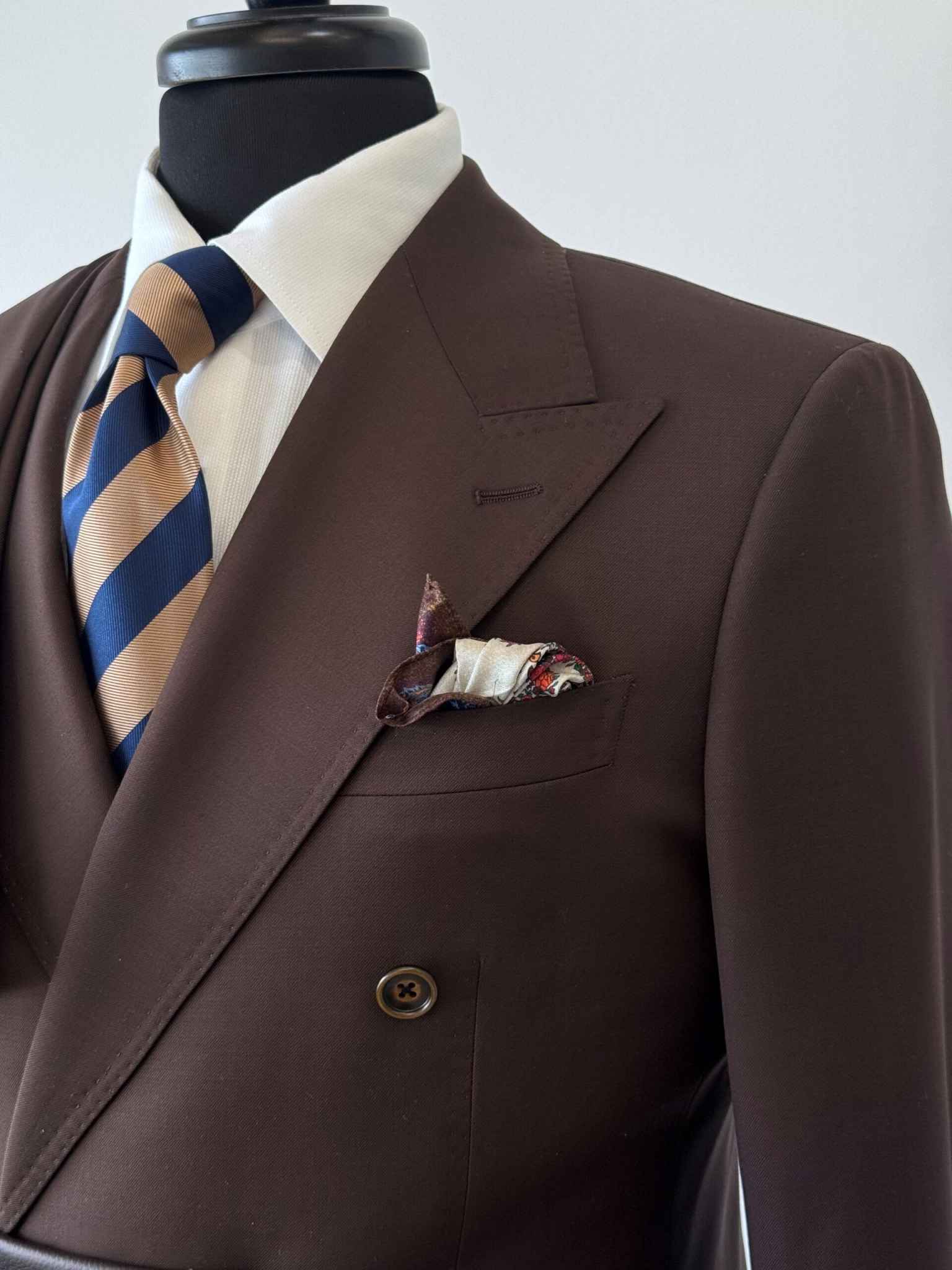 High Quality Men's Suit Slim Fit Double Breasted Groom Wedding Party Tuxedo Formal Business Men's Clothing Customized