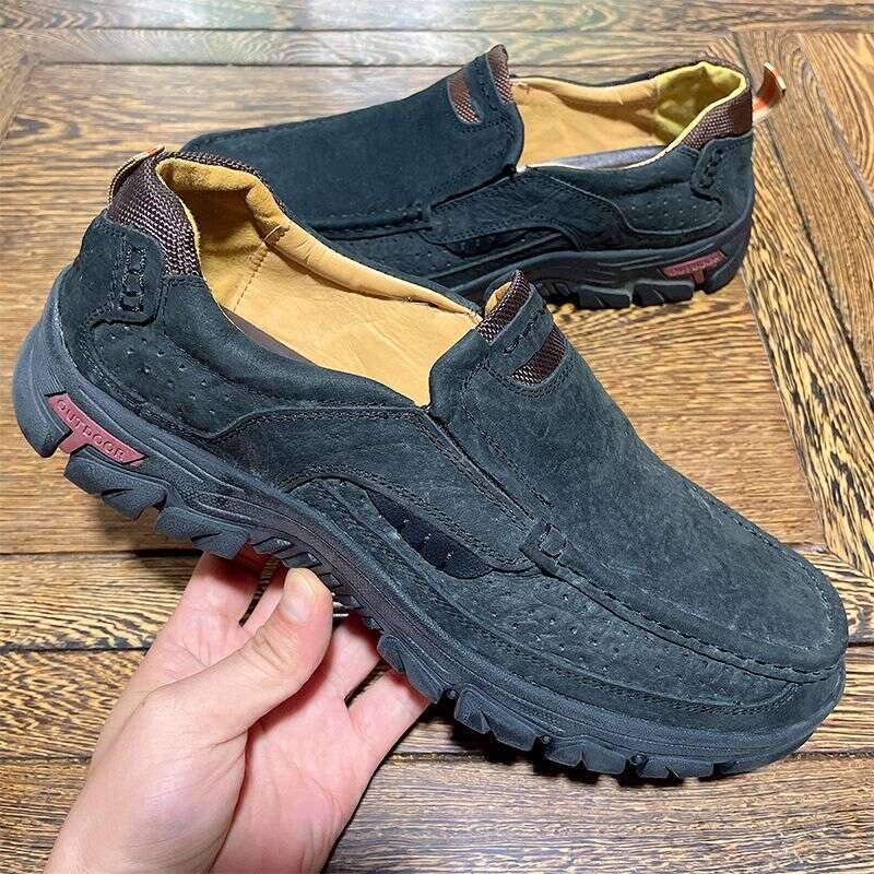 Hiking Outdoor Work Men 2024 New Men's Casual Dad Large Size Shoes