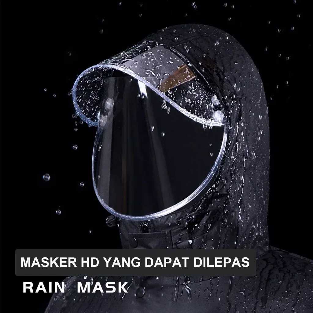 1Set Hooded Coat and Pant Rain Suit for Women Men Outdoor Waterproof Rain Gear with Reflective Strip Motocycle Riding Raincoat Y250814