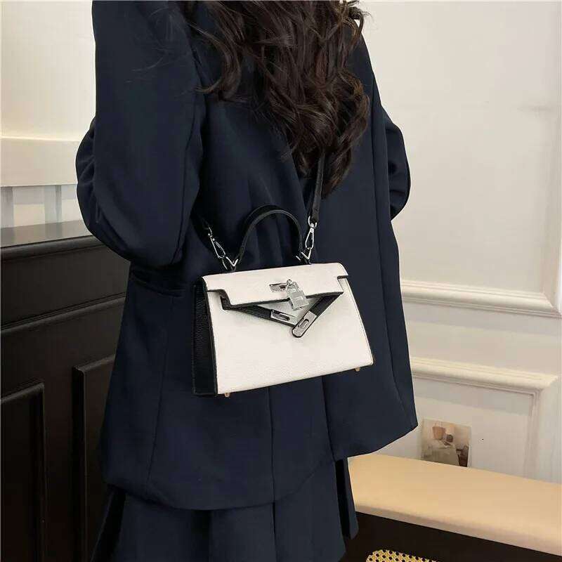 Women's Brand Handbag Made Of Fine Leather, Famous Designer Crossbody Shoulder Messenger Bag, Elegant Tote For Ladies
