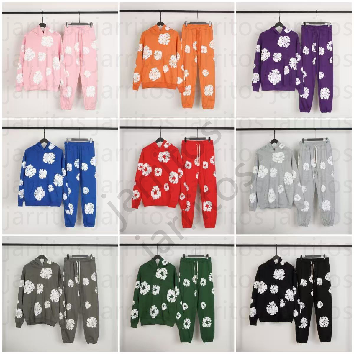 Free Shipping Designer Hoodie Mens Womens Sumemer Tshirt Breathable Short oversized sweatpants Casual Hooded Pullover Black Pink Cotton Wreath Sweatshirt