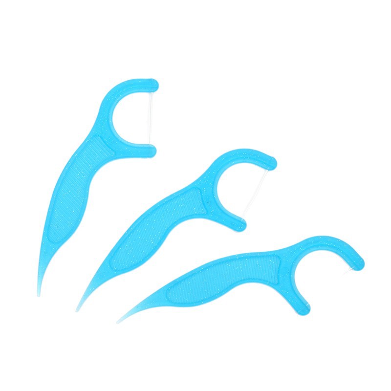 25-piece dental floss box with high-molecular-weight dental floss sticks that do not damage gums, colorful and convenient portable boxed