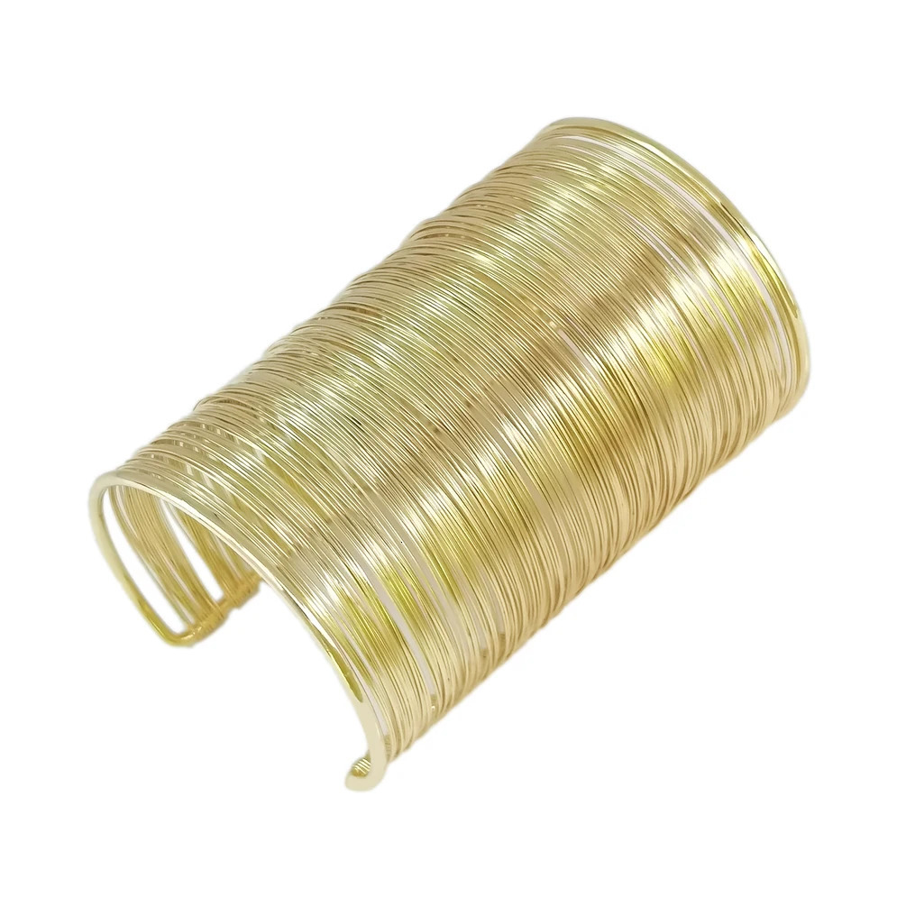 Overlong Opening Cuff Bracelets Bangles For Women Statement African Bracelet Long Fashion Jewelry Handmade Accessories MANILAI 250811