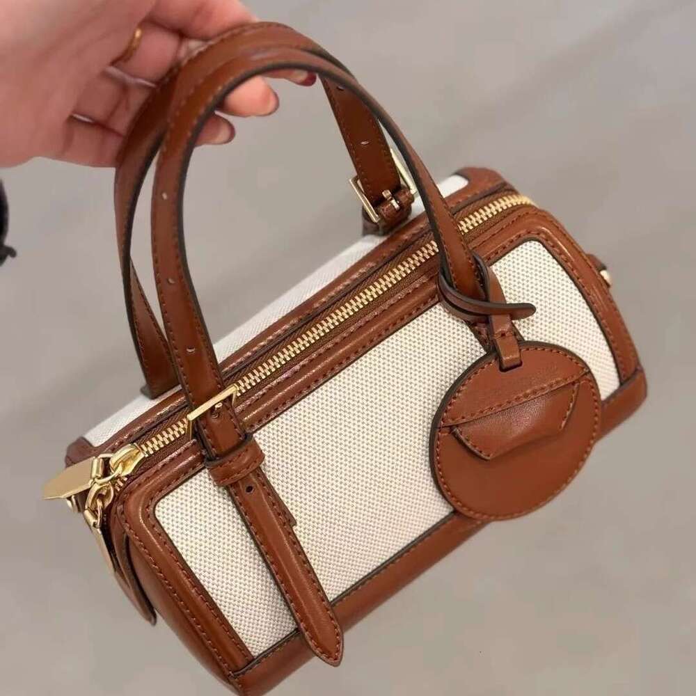 Designer Bag Tote Bag Shoulder Bag Internet Celebrity Same Style Th Anniversary Spring New Color Block Versatile Handheld Crossbody Boston Bowling Wom