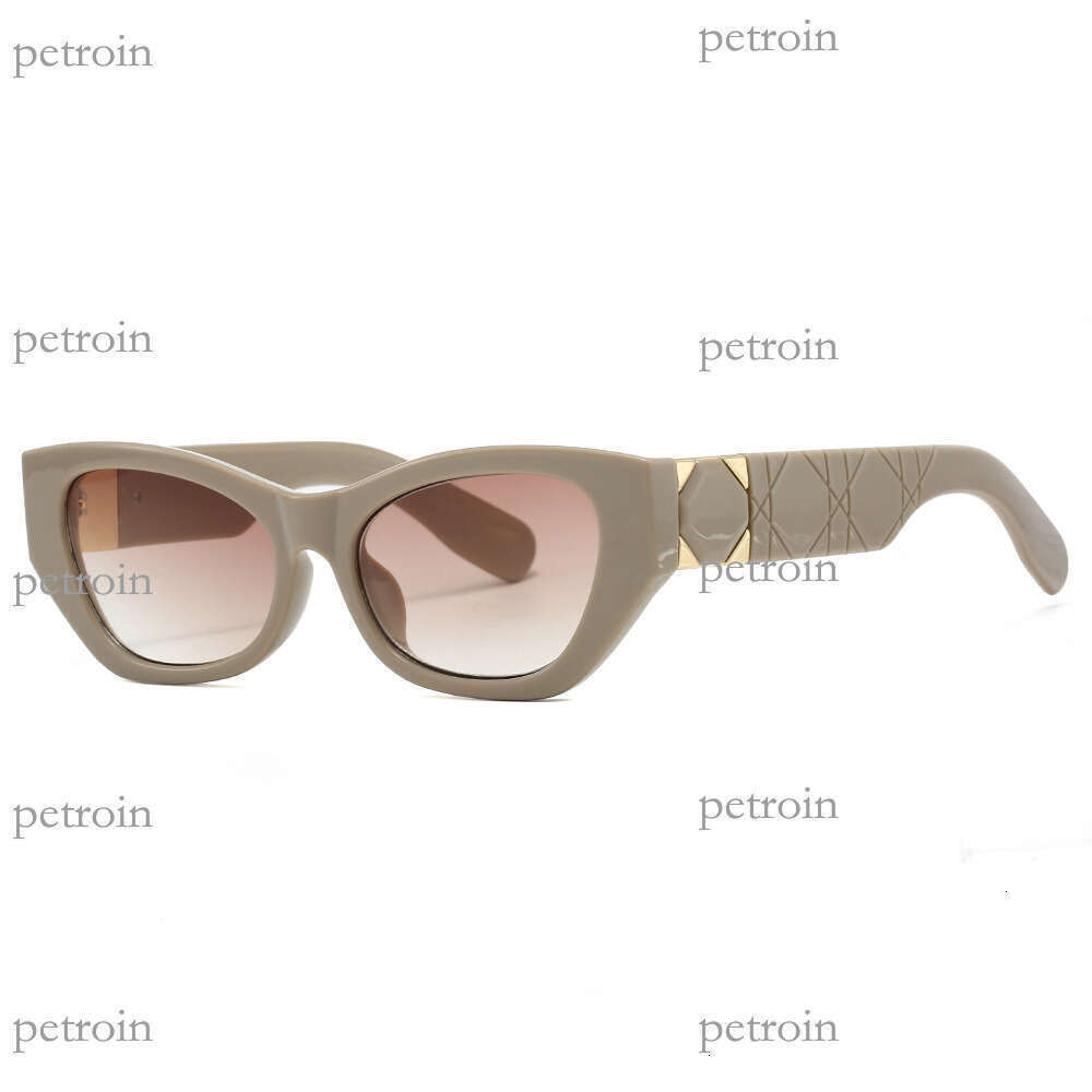 New Personality Cat Eye Frame Fashion Street Style Versatile Decorative UV Protection Sunglasses Can Be Customized with Prescription