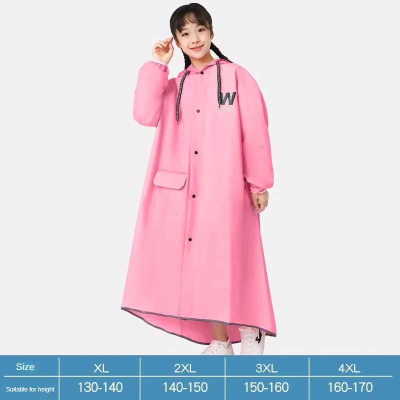 Poncho Waterproof Woman for Rain Coat Women Raincoat Boys and Girls Long Ponchos Childrens Raincoats Students With Backpacks Y250814