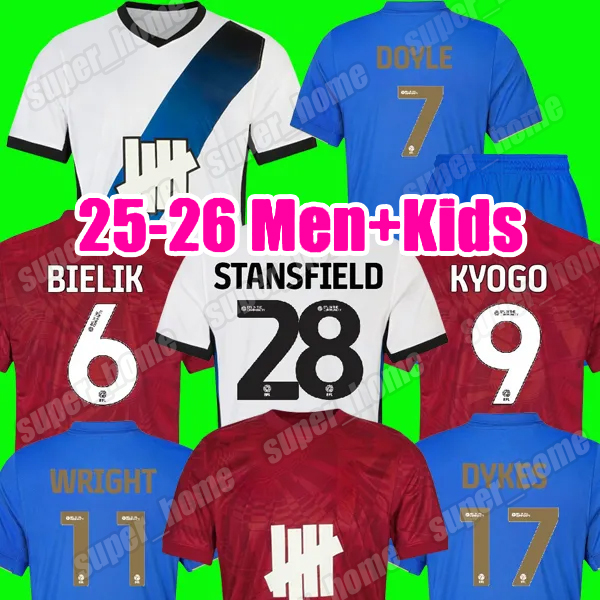 Birmingham 25 26 150-Year Anniversary Home Kit City STANSFIELD KLARER 2025 2026 Soccer Jerseys BIELIK HANSSON MAY DYKES WRIGHT Football Shirt top men kids set uniform
