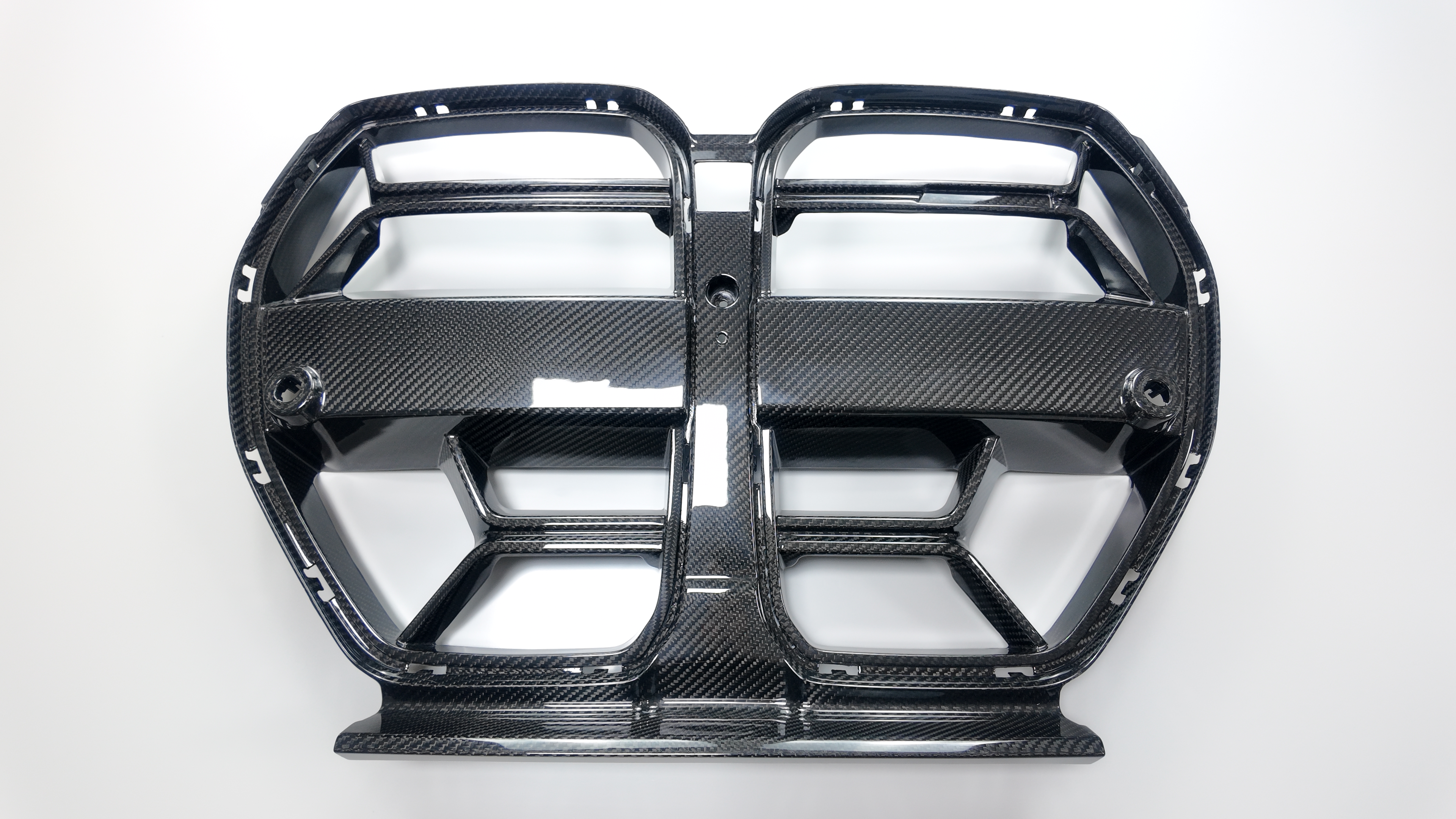 Dry Carbon Fiber Grille For BMW M3 G80 M4 G82 Front Bumper Grill Auto Racing Grid No ACC Dry Carbon 2021-2023 CSL