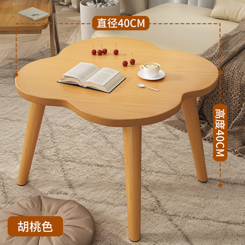 M8154 New small apartment creative bay window table light luxury small round table balcony tea table