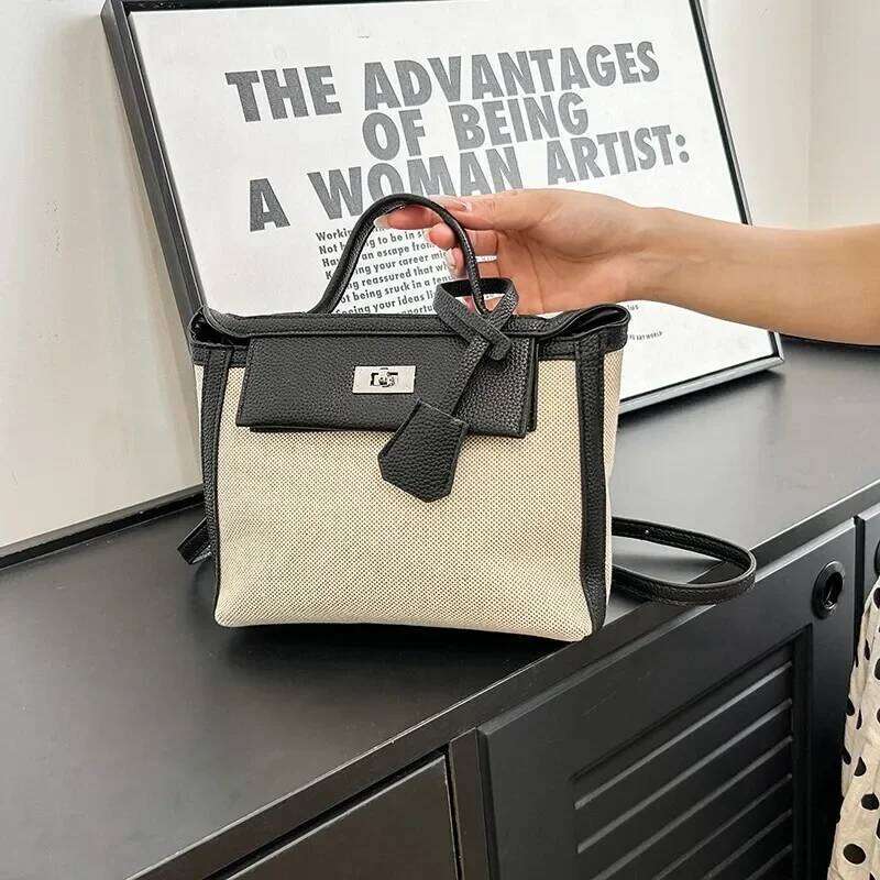 Stylish High-End Solid Color Commuter Bag - Minimalist Fashionable Crossbody Handbag With Trendy Paris Design 250815