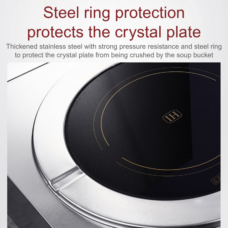 Industrial-Sized Stove for Cooking Soups and Sauces Stainless Steel Material for Easy Cleaning - single-head