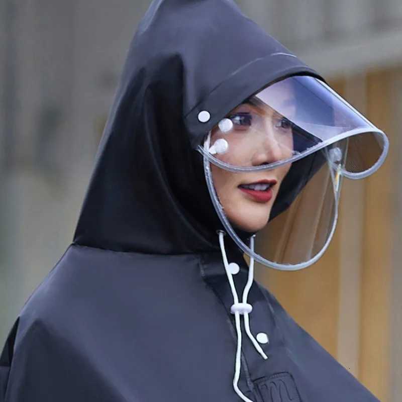 Full-Body Long Electric Scooter and Bicycle Raincoat Special for Heavy Rain Mens and Womens Styles Y250814