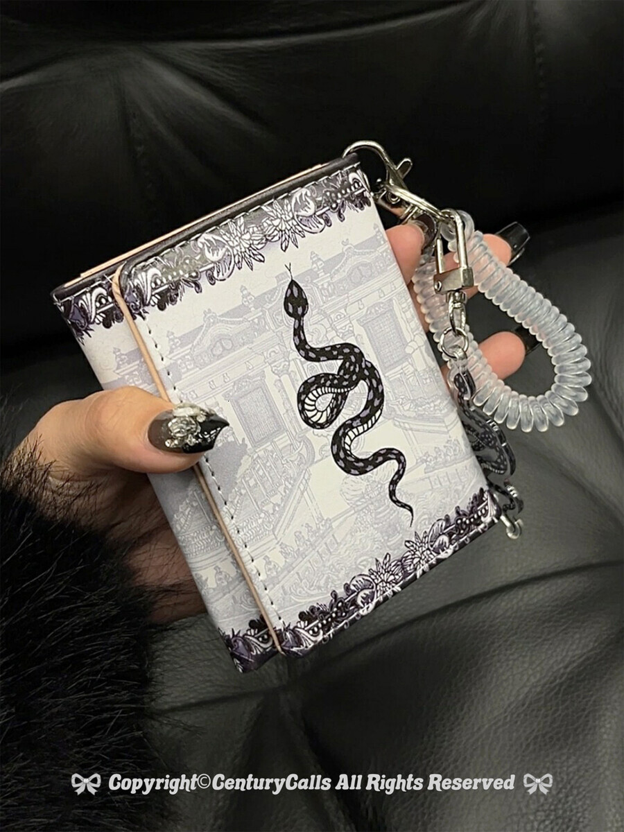 2025 New Designer Wallet Dark Fashion Internet wallet Celebrity Cool Short Multi slot Zero Wallet Card Bag