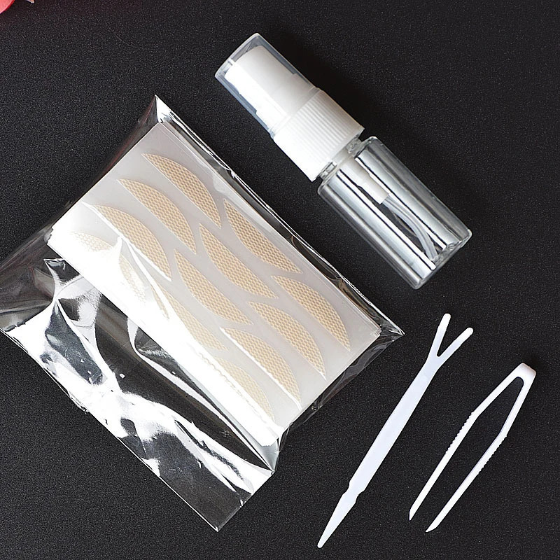 240pcs/pack Double Eyelid Tape Three Styles Big Eyes Invisible Eyelid Sticker Glue Free Self-adhesive Double Eyelid Patches 250811