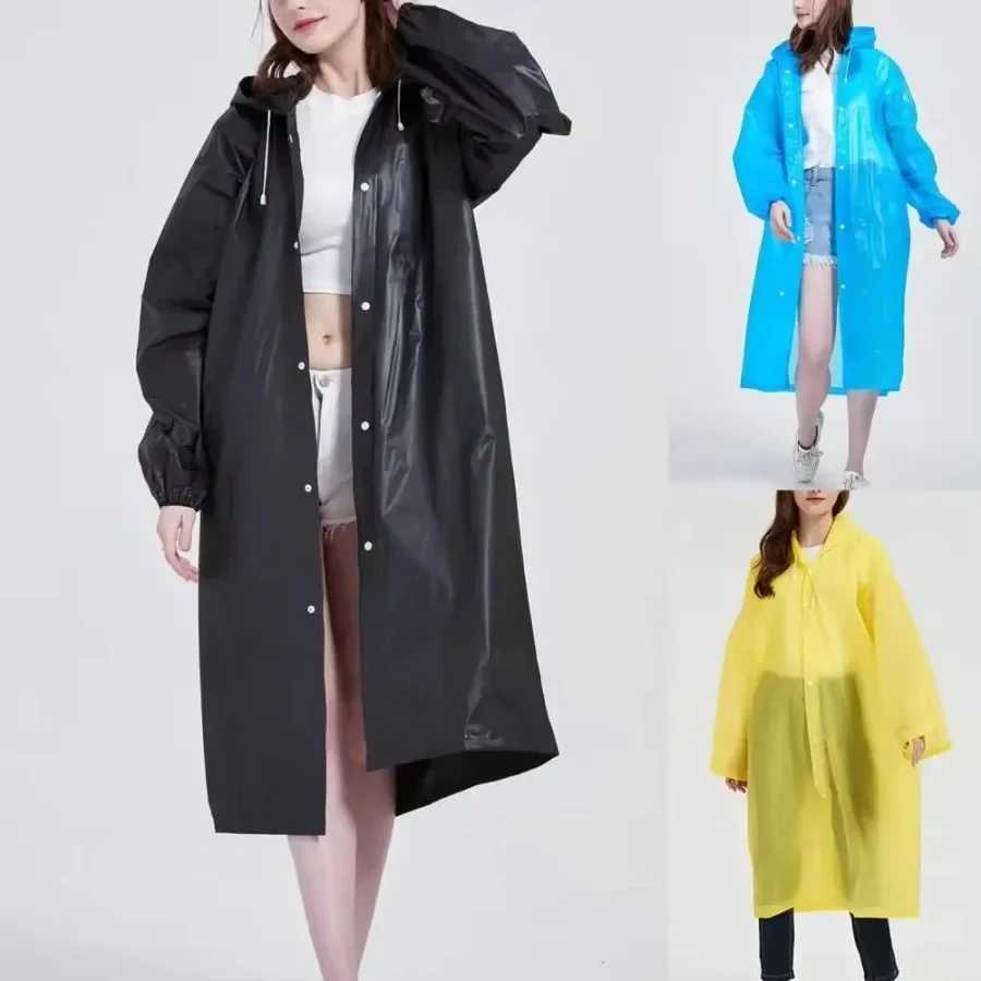 Raincoat Long Full-body Adult Wearing Mens Womens Electric Battery Car Single Riding Poncho Y250814