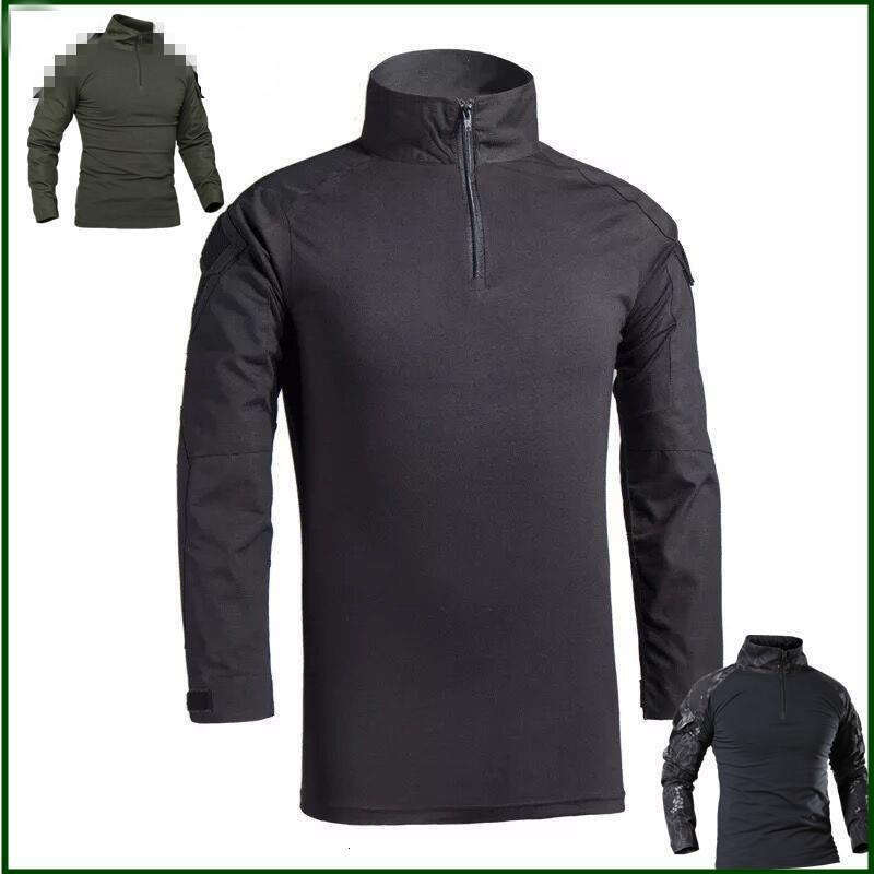 Combat Uniform Shirt Camouflage Cargo Sport Tops Airsoft Paintball Tactical TShirts Hiking 2025New UV protection upgraded version