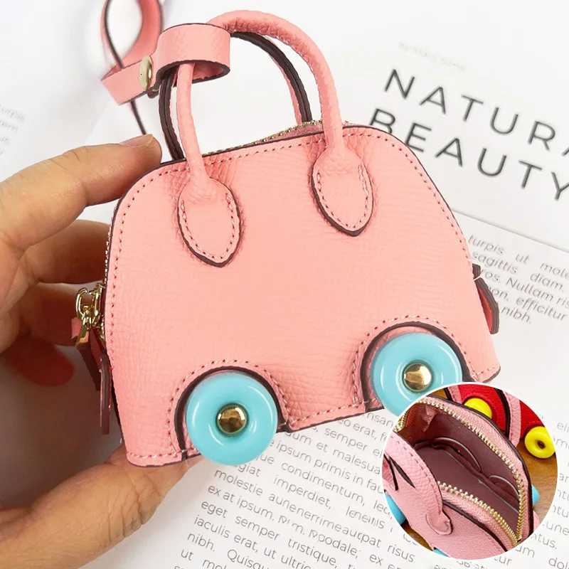 Mini PU Leather Wheeled Bag for Purses Car Keychain Lipstick Soft Storage Bag for Phones Cover New Fashion Y250815