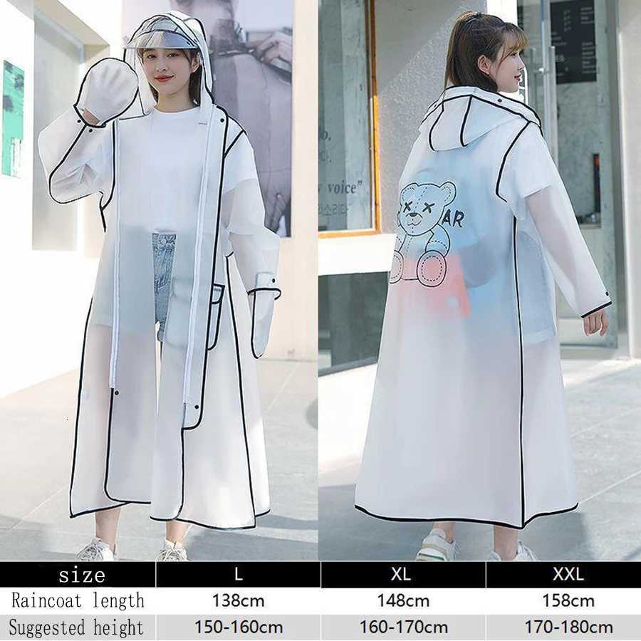 New EVA Mens And Womens Raincoats Full Length Adult Riding And Walking Rainstorm Proof Electric Bicycle Poncho Y250814