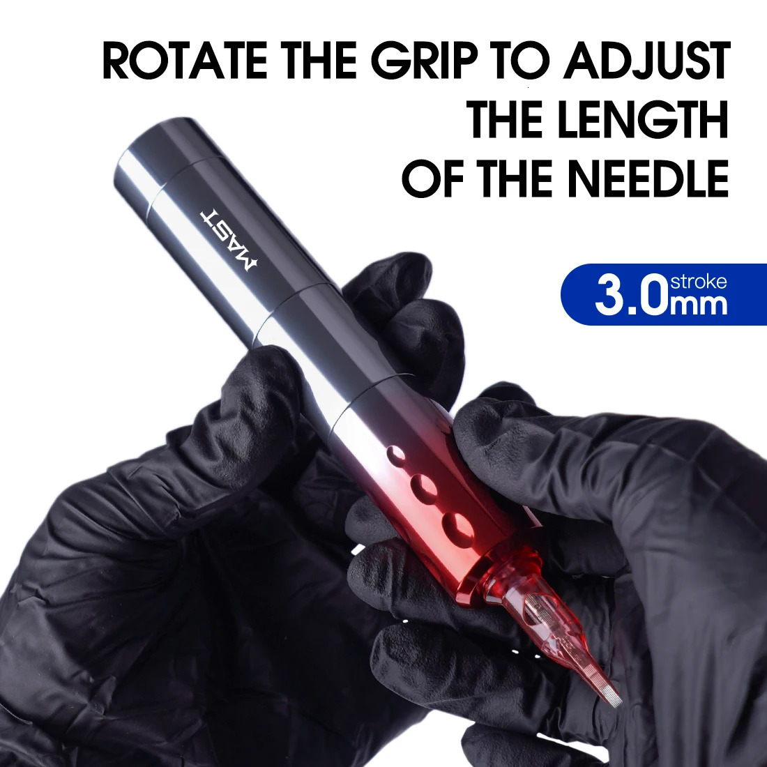 Mast Wireless Tattoo Machine for Permanent Makeup Eyebrows Lips Artist Supplies Gun Fit Universal Cartridges 250809