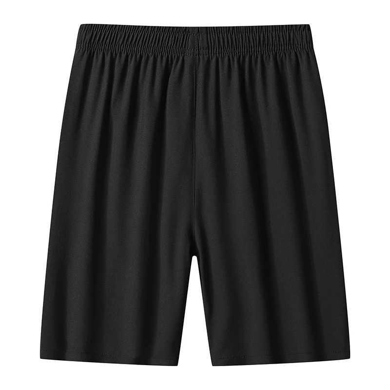 Summer Running Sports Shorts Men Breathable Beach Shorts Ice Silk Comfortable Elastic Waist Fitness Basketball Short Sportswear Y250814