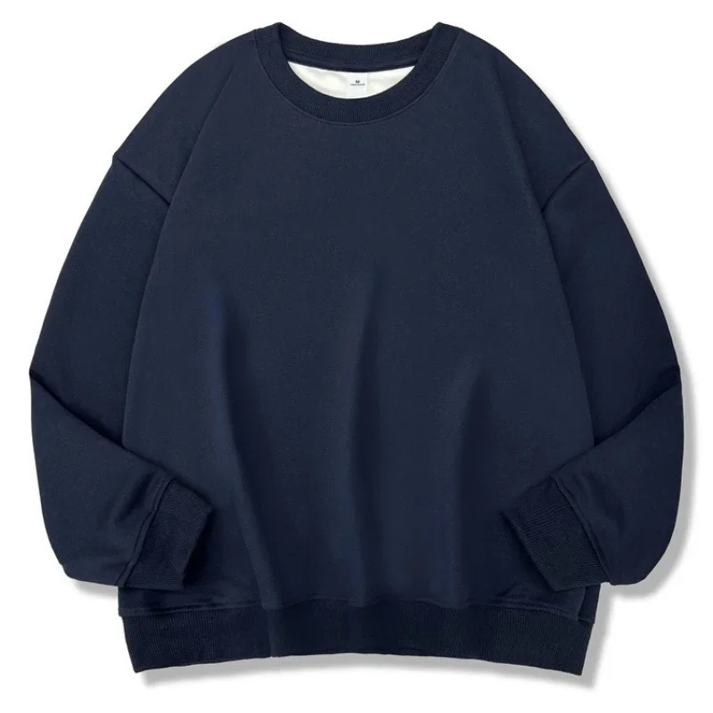 Female Fashion Harajuku Streetwear Women Simple Pullover Solid Color ONeck Hoodie Autumn Winter Loose Casual Tops 250814