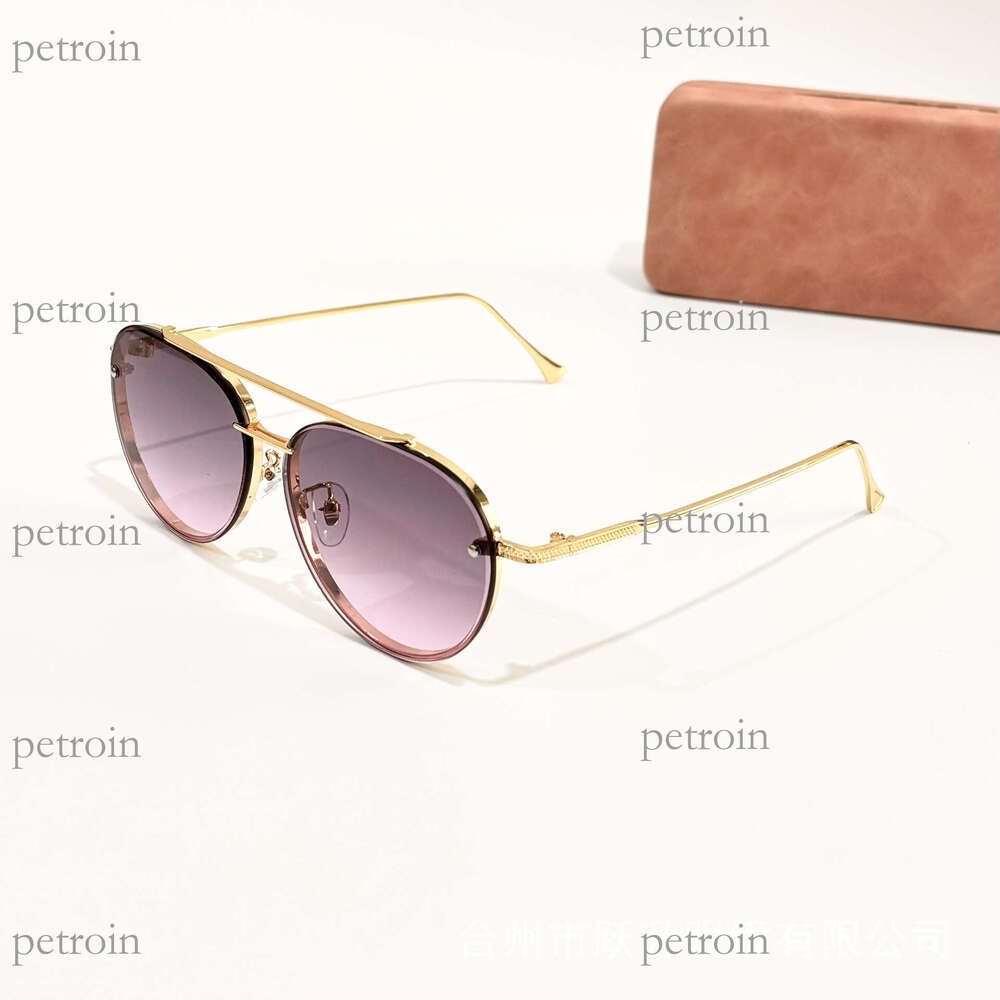 2025 New Fashion Double Bridge Metal Hot-Selling Gradient Sunglasses Outdoor Unisex Glasses